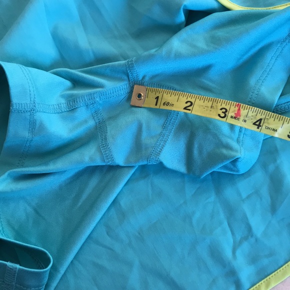 Izod cool fx teal & lime green skort medium - Picture 6 of 6